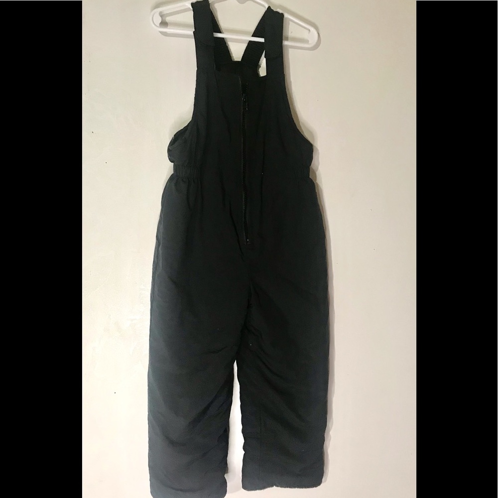 Honors black bib insulated ski coveralls